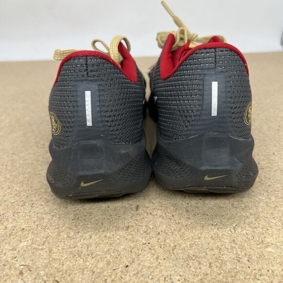 USED sz 7.5 San Francisco 49ers Niners Nike Air Zoom Pegasus 40 NFL - Picture 6 of 8